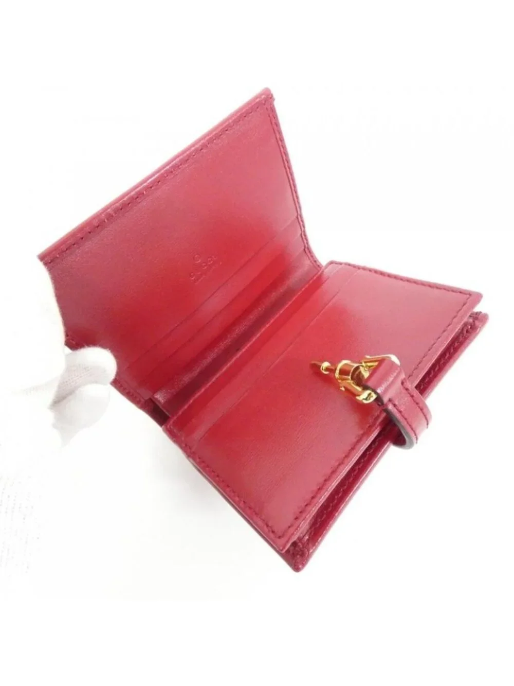 Gucci Jackie Wallet Wallets Red - Picture 4 of 5